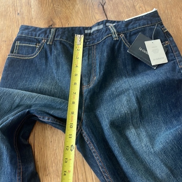 Blue LIZ CLAIBORNE Slim Bootcut Jeans size 10 - Picture 7 of 8